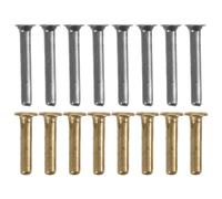 Mipcase Umbrella Rivet Parts 16Pcs Alloy Repair Rivets for Umbrella Ribs Supports Folding Long Handle Three-Fold Restoration Diy Kit