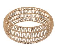 Mipcase Vintage Straw Rope Lampshade for Ceiling Lamp, Replacement Light Cover for Home and Hotel, Yellow Woven Pendant Lamp Shade Suitable for Bar and Tea Room Decoration