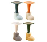 Mipcase Wall Mounted Door Stoppers 4Pcs Floor Door Stopper Contemporary Design Office Bedroom Use PP TPR Protects Wall and Reduces Noise