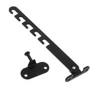 Mipcase Window Limiter Safety Door Lock Sliding Door Security Lock Carbon Steel Black Easy Installation Safety Protection Home and School