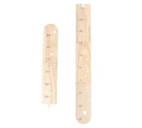 Mipcase Wooden Growth Chart Ruler Star Shapes for Kids Nursery Room Wall Hanging Height Measurement Ruler Simple Design Wall Decor for Birthday and Playroom