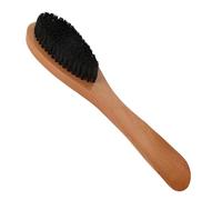 Mipcase Wooden Shoe Cleaning Brush for Polishing and Boot Care Supple Bristle Shoe Cleaner with Ergonomic Handle Gentle Leather Shine Tool