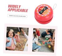 Mipcase Wooden Yoyo for Cute Soldier Cartoon Pattern Pink Responsive Yo Yo with String Enhances Fine Motor Skills and Hand Eye Coordination Early Educational Fun