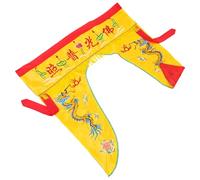 Mipcase Yellow Temple Cloth Cover for Table, Classic Buddhist Worship Cloth with Unique Embroidery Design, for Temple Decoration and Spiritual Wall Hanging