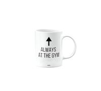 MIPOMALL Always at The Gym, Funny Birthday Mug for Men, Women, Colleague, Boss, Friend, Employee, Manager, Staff, Family, Mum, Dad, Secret Santa Gifts, Presents for Christmas, mm-CA_165_6