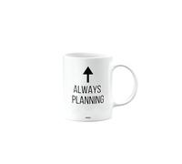 MIPOMALL Always Planning, Funny Birthday Mug for Men, Women, Colleague, Boss, Friend, Employee, Manager, Staff, Family, Mum, Dad, Secret Santa Gifts, Presents for Christmas, mm-CA_165_72