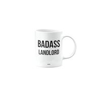 MIPOMALL Badass Landlord Mug, Funny Gifts, Joke, Silly, Gag Present, Birthday Cup, Secret Santa, Present for Christmas, mm-CA_223_106