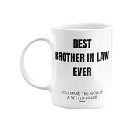 MIPOMALL Brothers in Law Mugs Gift, Best Brother in Law Ever, Make World Better Place, Coffee Mug Tea Cup - wmE3xx018