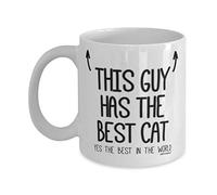 MIPOMALL Cat Dads Mug - Gifts for Cat Dad - This Guy has The Best Cat - Fathers Day - Coffee Mugs - wm7442