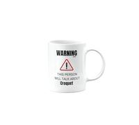 MIPOMALL Croquet Mug for Striker, Funny Birthday Gifts for Men or Women, Secret Santa, Presents for Christmas, Warning This Person Will Talk About, mm-CA_211_24