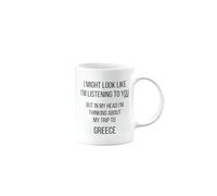 MIPOMALL Funny Backpacking Gift, Trip or Holiday to Greece, Mug Presents for Christmas, Leaving, Goodbye, Hiking or Travelling, for Best Friend, Colleague, or boss, mm-CA_160_9