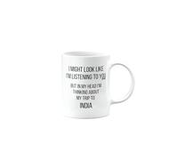 MIPOMALL Funny Backpacking Gift, Trip or Holiday to India, Mug Presents for Christmas, Leaving, Goodbye, Hiking or Travelling, for Best Friend, Colleague, or boss, Men, Women, mm-CA_255_58