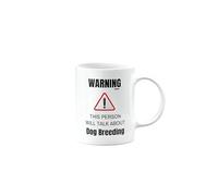 MIPOMALL Funny Dog Breeding Mug, Warning This Person Will Talk About, Birthday Mug, Gift for Someone who Loves Dog Breeding, mm-CA_93