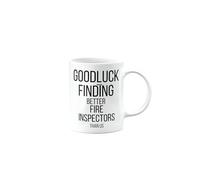 MIPOMALL Funny Leaving Mug for Fire Inspector, Goodbye Gift for Colleagues boss Friend Men Women, Presents for Christmas, Goodluck Finding Better Than us, mm-CA_170_237