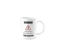 MIPOMALL Funny Pole Dancing Mug, Warning This Person Will Talk About, Birthday Present, Gift for Someone who Loves Pole Dancing, mm-CA_148_93