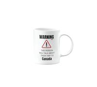 MIPOMALL Funny Travelling Gift, Trip or Holiday to Canada, Mug Presents for Christmas, Backpacking, Leaving, Goodbye, Hiking or Moving for Best Friend, Colleague or Boss, mm-CA_240_33