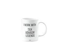 MIPOMALL Funny Work Mug for Tax Advisor, I Work with Absolute Legends Mug, for Colleague, Boss, Friend, Manager, Secret Santa Gifts, Presents for Christmas, mm-CA_164_115