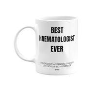 MIPOMALL Haematologists Mug Gifts, Best Haematologist Ever, Deserve Standing Ovation, Coffee Mugs Tea Cup, Present for Christmas - wmE5xx039