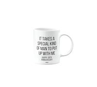 MIPOMALL Happy 18th Anniversary, Birthday Mug, it Takes a Special to Put up with me, Funny, Valentines Gifts for Him or Her, Presents for Christmas, Men or Women, Cup, mm- CA_312_31