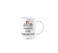 MIPOMALL Happy First 1st Christmas as My Significant Other, Mug Present, Birthday Gifts for Men or Women, Gift from Secret Santa, Presents for Christmas, mm-CA_178_142