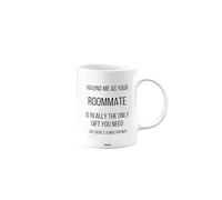 MIPOMALL Having me as Your Roommate is Really The only Gift You Need, Funny Birthday Gift, Secret Santa, Presents for Christmas, mm-CA_173_84