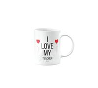MIPOMALL I Love My Teacher Mug, Valentines Gifts for Him or Her, Happy Birthday Gifts for Men or Women, Presents for Christmas, Cup, mm- CA_298_177