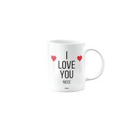 MIPOMALL I Love You Niece, Mug for, Valentines Cup, Birthday Gifts for Men or Women, Secret Santa, Presents for Christmas, mm-CA_238_131