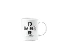 MIPOMALL I'd Rather be at a Concert, I Would, Happy Birthday Mug for Husband, Boyfriend, Wife, Girlfriend, Gifts for Colleague, Presents for Christmas, Funny, Joke, Silly, Gag, mm-CA-331_7