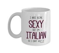 MIPOMALL Italians Mug Gift - Gifts for Italian - I Hate Being Sexy but Can't Help it - Coffee Mugs - wm6992