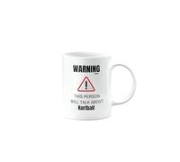 MIPOMALL Korfball Mug for Korfball Player, Funny Birthday Gifts for Men or Women, Secret Santa, Presents for Christmas, Warning This Person Will Talk About, mm-CA_211_61
