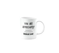 MIPOMALL Leaving Mug for Clinical Lead, Retirement Present for Colleague, Appreciation Gift for Men or Women or Friend, You are Appreciated, Thank You for Being an Amazing, mm-CA_143_26