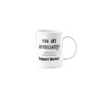 MIPOMALL Leaving Mug for Support Worker, Retirement Present for Colleague, Appreciation Gift for Men or Women or Friend, You are Appreciated, Thank You for Being an Amazing, mm-CA_143_113