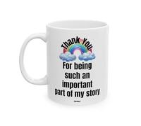 MIPOMALL Message Mug, Thank You Gifts for Teachers, for Being Such an Important Part of My Story, Nursery Teacher Mugs Gift for end of The Year - D060_2