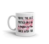 MIPOMALL Mother in Law Gifts from Daughter in Law - Thanks for Being My Mum Mother Mom Mothers Day - Best Funny Christmas Coffee Mug from Bride