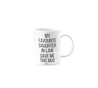 MIPOMALL My Favourite Daughter in Law Gave Me This Mug, Happy Birthday Gifts for Men or Women, Gift from Secret Santa, Presents for Christmas, mm-CA_176_60