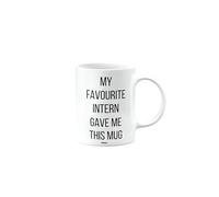 MIPOMALL My Favourite Intern Gave Me This Mug, Happy Birthday Gifts for Men or Women, Gift from Secret Santa, Presents for Christmas, mm-CA_176_101