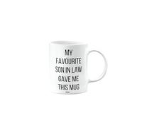 MIPOMALL My Favourite Son in Law Gave Me This Mug, Happy Birthday Gifts for Men or Women, Gift from Secret Santa, Presents for Christmas, mm-CA_176_146