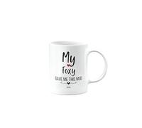 MIPOMALL My Foxy gave me This Mug, Husband, Boyfriend, Wife, Girlfriend, Funny, Silly, Joke, Gag, Valentines Gifts for Him or Her, Presents for Men or Women, Cup, mm- CA_308_53