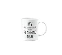 MIPOMALL My Installing Solar Panel Planning Mug, New Year Goals, Gifts for Him or Her, Happy Birthday Gifts for Men or Women, Presents for Christmas, Cup,mm- CA_300_100