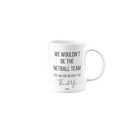 MIPOMALL Netball Mug for Netball Player, Coach Mug Gift, Thank You Present for Men or Women, Leaving or Retirement, Secret Santa, Presents for Christmas, mm-CA_216_72