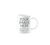 MIPOMALL Personalised Middle Child Mug, Presents for Christmas, Birthday Gift, from Sister, Brother, Middle, Big, Little, First, Last, Bonus, Step, Twin, The Worlds Best, mm-CA_161_70