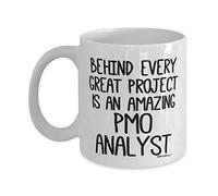 MIPOMALL PMO Analysts Mug - PMO Analyst Gifts - Behind Every Great Project - Coffee Mugs - wmA158