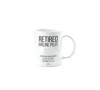 MIPOMALL Retirement Mug Present for Airline Pilot, Gifts for Men or Grandad or Grandpa, Retired Under New Management See Wife, Presents for Christmas, mm-CA_214_12