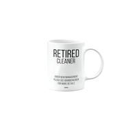 MIPOMALL Retirement Mug Present for Cleaner, Gifts for Men or Women or Grandparents, Retired Under New Management Grandchildren, Presents for Christmas, mm-CA_193_54