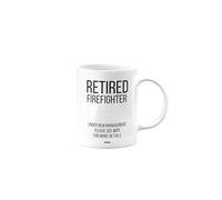 MIPOMALL Retirement Mug Present for Firefighter, Gifts for Men or Grandad or Grandpa, Retired Under New Management See Wife, Presents for Christmas, mm-CA_214_132