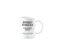 MIPOMALL Retirement Mug Present for Maintenance Worker, Gifts for Men or Women or Grandparents, Officialy Retired as, The Best is Yet to Come, Presents for Christmas, mm-CA_215_193