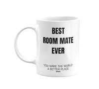 MIPOMALL Room Mates Mugs Gift, Best Room Mate Ever, Make World Better Place, Coffee Mug Tea Cup - wmE3xx073
