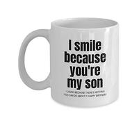 MIPOMALL Sons 30th Birthday Gifts for him, Presents for Man, Gift for Men, Present from Family and Friends, Funny Memory, Coffee Mug, Tea Cup, Christmas Mugs (11oz) - F0709