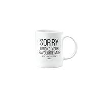 MIPOMALL Sorry I Broke Your Favourite Mug, Funny Present for Colleague, Boss, Manager, Supervisor, Happy Birthday, Christmas Cup, Joke, Silly, Gag, Humour, Men, Women, mm-CA-330_10