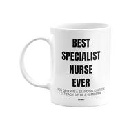 MIPOMALL Specialist Nurses Mug Gifts, Best Specialist Nurse Ever, Deserve Standing Ovation, Coffee Mugs Tea Cup, Present for Christmas - wmE5xx093